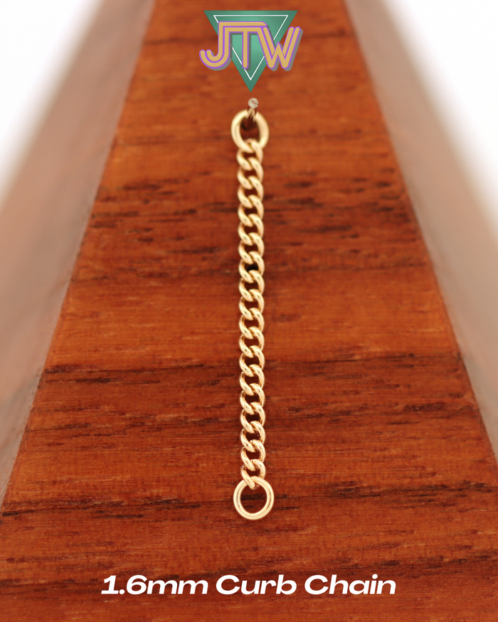 14K Gold Curb Chain