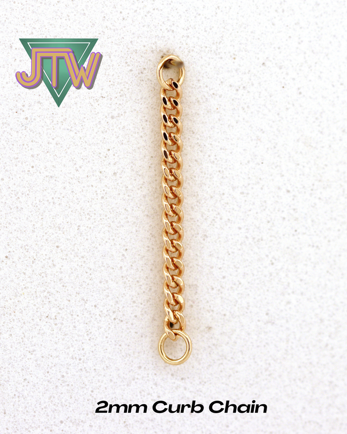 14K Gold Curb Chain