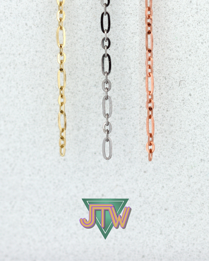 14K Gold Figaro Chain