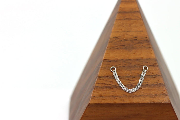 14K Gold Round Wheat Chain