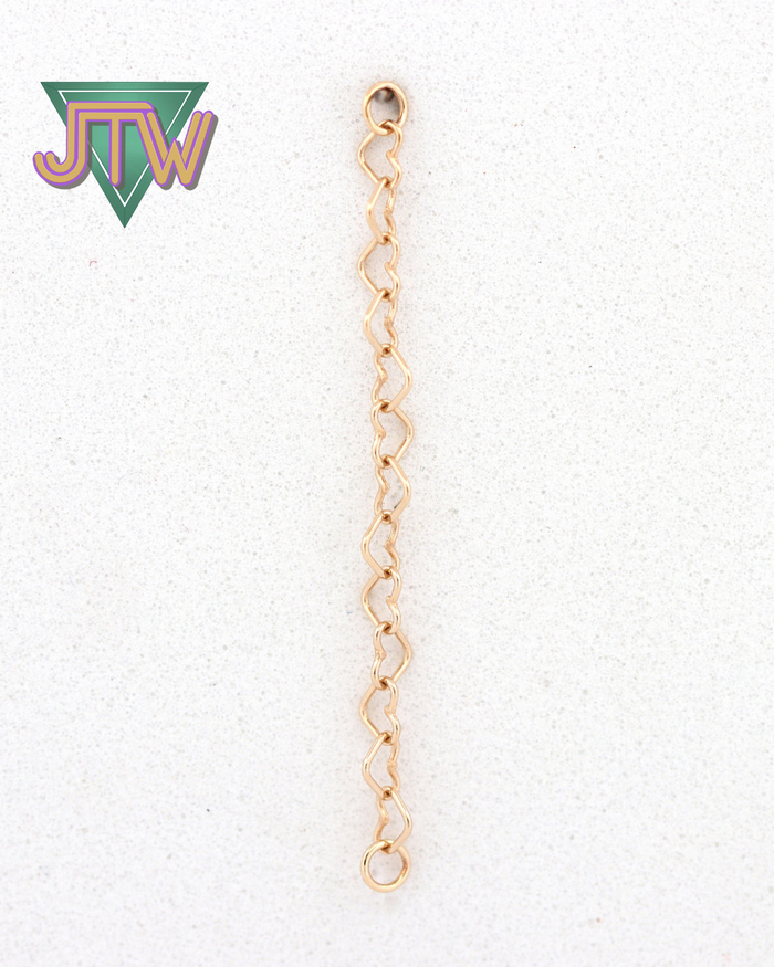 14K Heart Chain