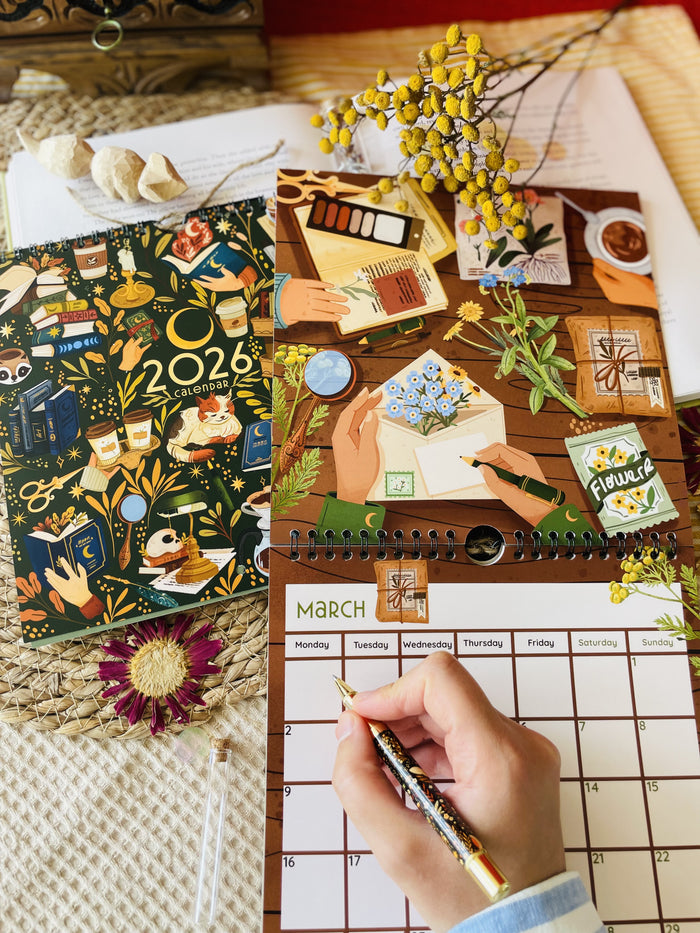 2026 Wall Calendar, Cozy Calendar