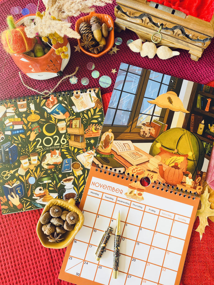 2026 Wall Calendar, Cozy Calendar