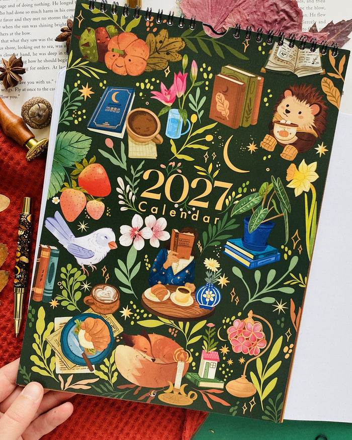 2027 Wall Calendar, Cozy Calendar