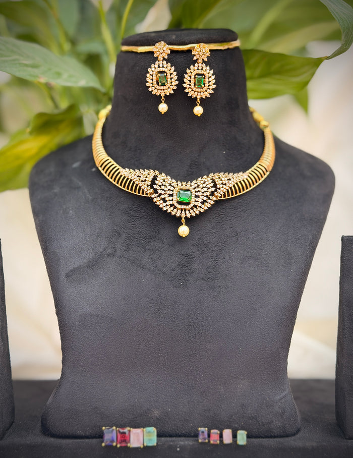 5 in 1 Convertible Stone Necklace Set