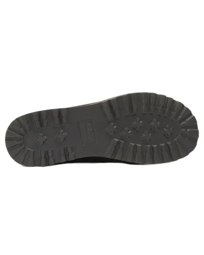 Dark Brown coloured Aigle Mens Basilo High Ultra Light Leather Clogs on white background #colour_dark-brown