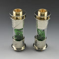 Ani L'dodi Wedding Glass Candlesticks