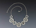 Ann Carol Designs Hammered Circles Link Necklace