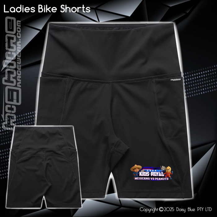 Bike Shorts - JQMV Kids Royal 2026