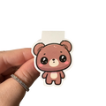 Blushing Teddy Magnetic Bookmark