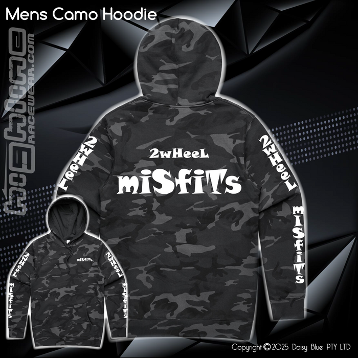 Camo Hoodie - 2Wheel Misfits