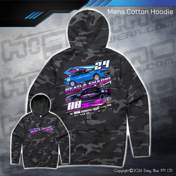 Camo Hoodie - Beau & Sharni Racing