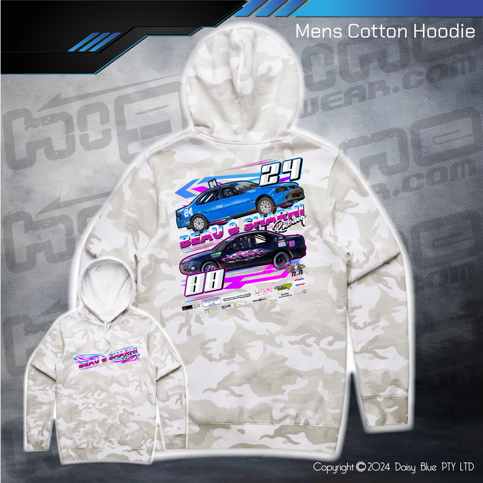 Camo Hoodie - Beau & Sharni Racing