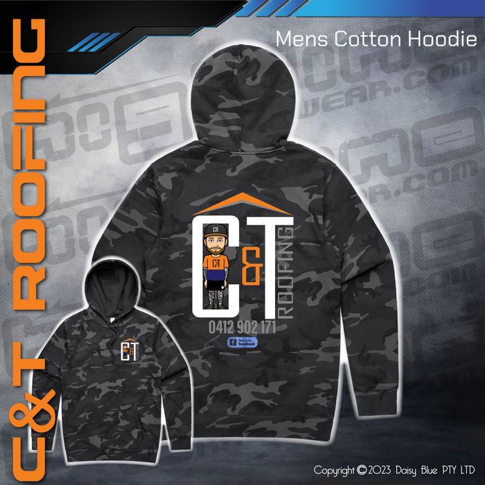 Camo Hoodie - C&T Roofing