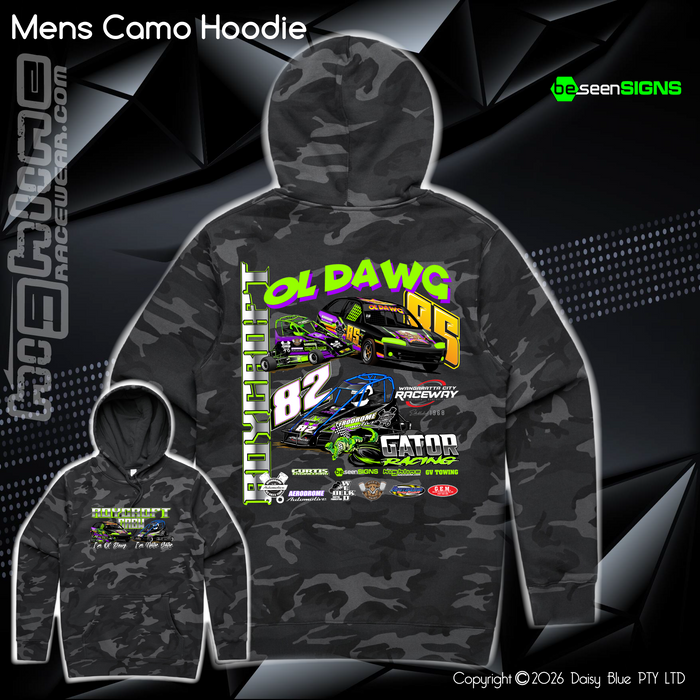 Camo Hoodie - Roycroft Brothers