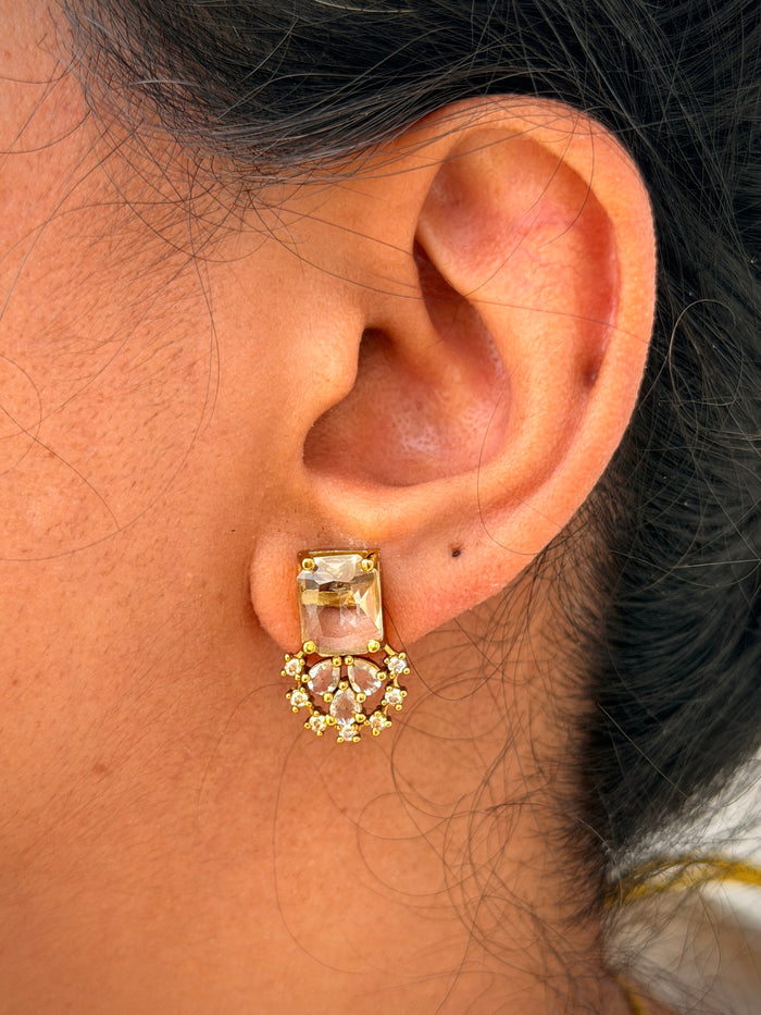 Center Stone Hasli Necklace Set - A100