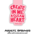 Clean heart | Magnetic Bookmark