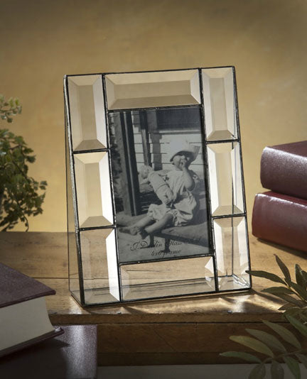 Clear Beveled Glass Frame - 4x6