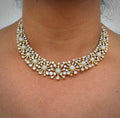 Gold and diamond necklace