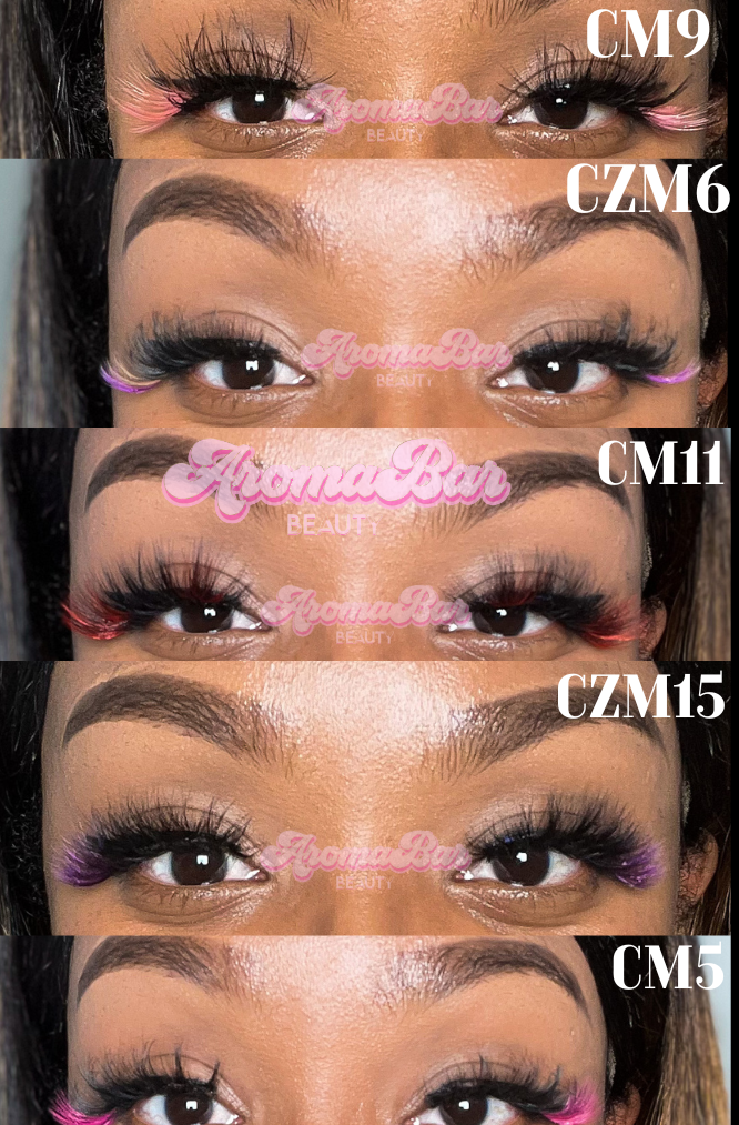 Colored Lashes 20-22 MM Faux Mink Lashes | (Retail)