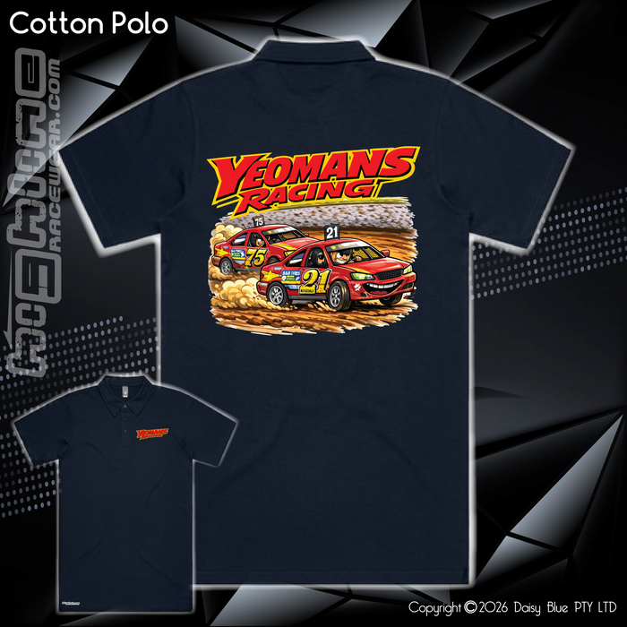 Cotton Polo - Yeomans Racing
