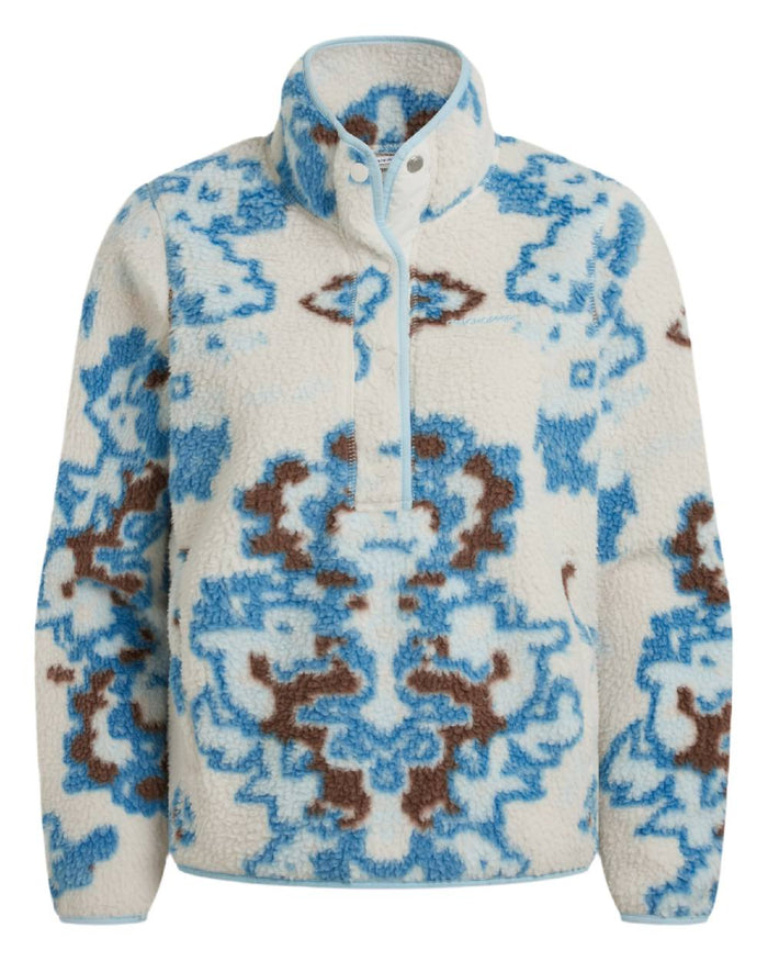 Horizon Print Coloured Craghoppers Womens Rosemary Overhead Top on white background #colour_horizon-print