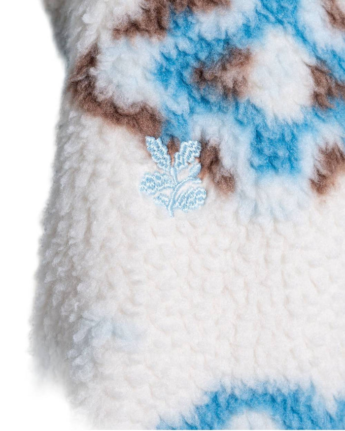 Horizon Print Coloured Craghoppers Womens Rosemary Overhead Top on white background #colour_horizon-print
