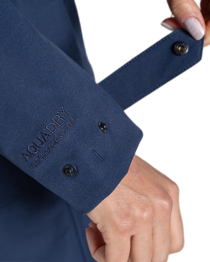 Blue Navy Coloured Craghoppers Womens Sofia II Jacket on white background #colour_blue-navy