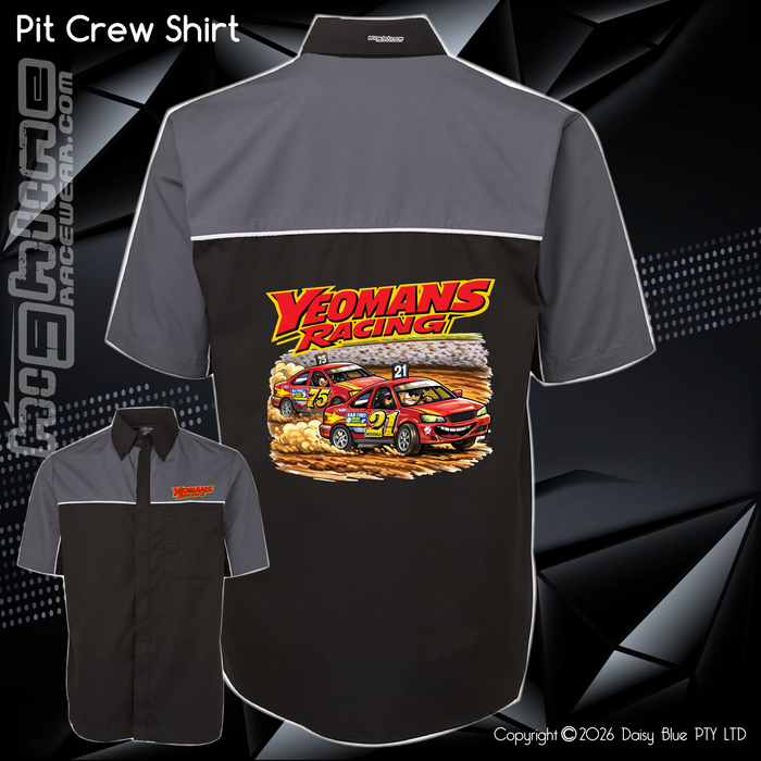 Crew Button Shirt - Yeomans Racing