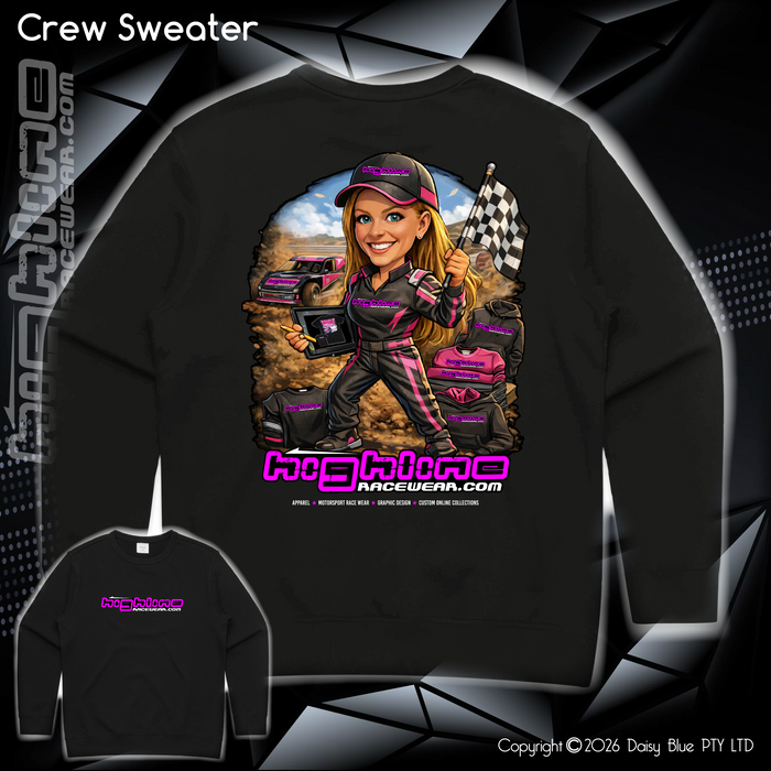 Crew Sweater - Ai Custom Caricature