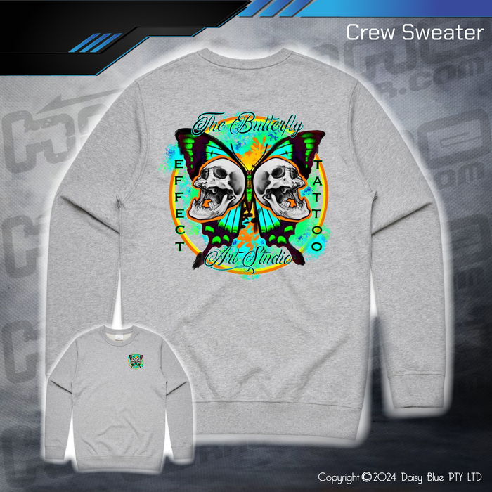 Crew Sweater - Butterfly Effect Tattooing Studio