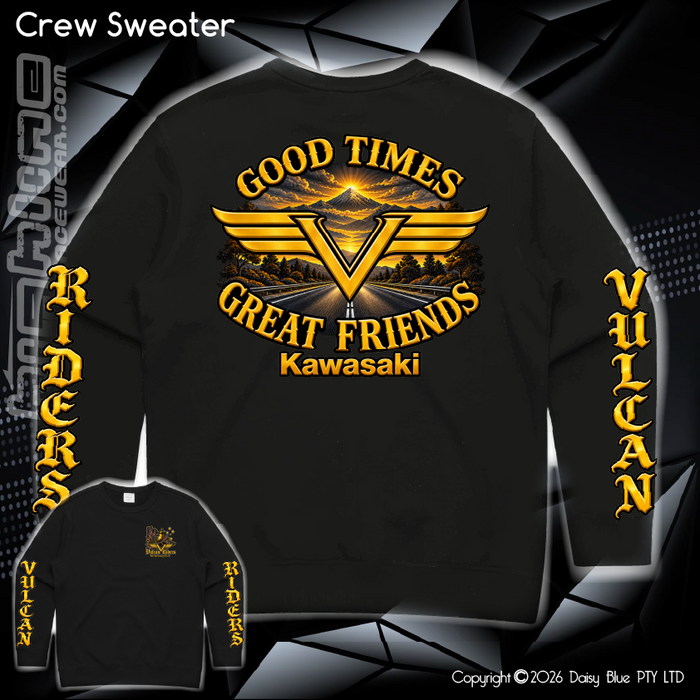 Crew Sweater - Vulcan Riders 2026