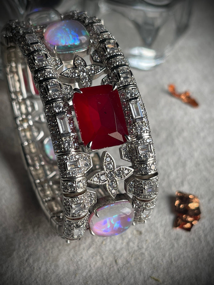 Crimson Opal Majesty Bracelet