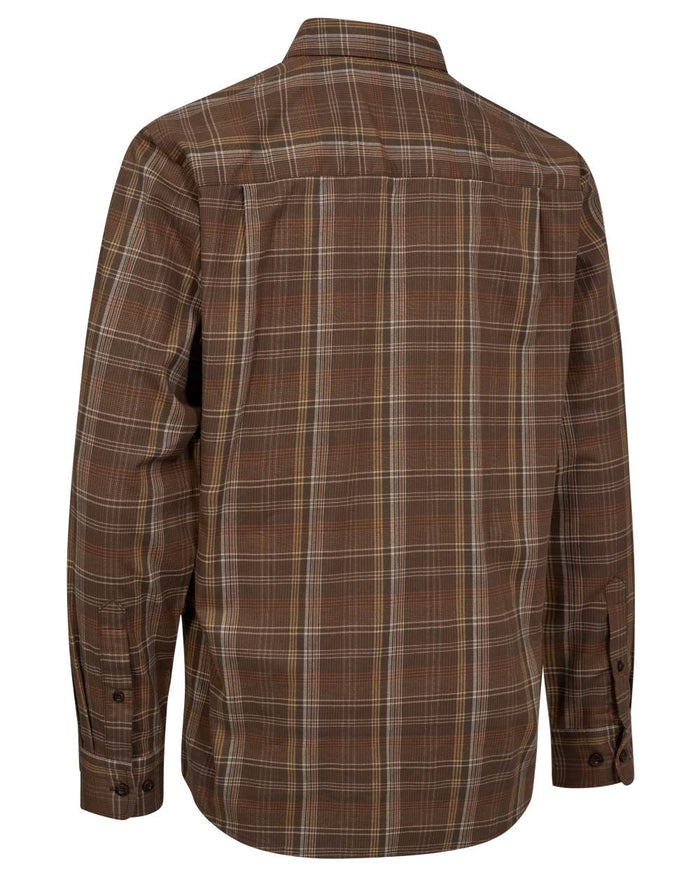 Green Check coloured Deerhunter Mens Ashton Shirt on white background #colour_green-check