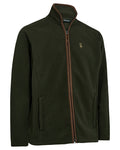 Forest Ember coloured Deerhunter Mens Cumbria Fleece Jacket on white background #colour_forest-ember