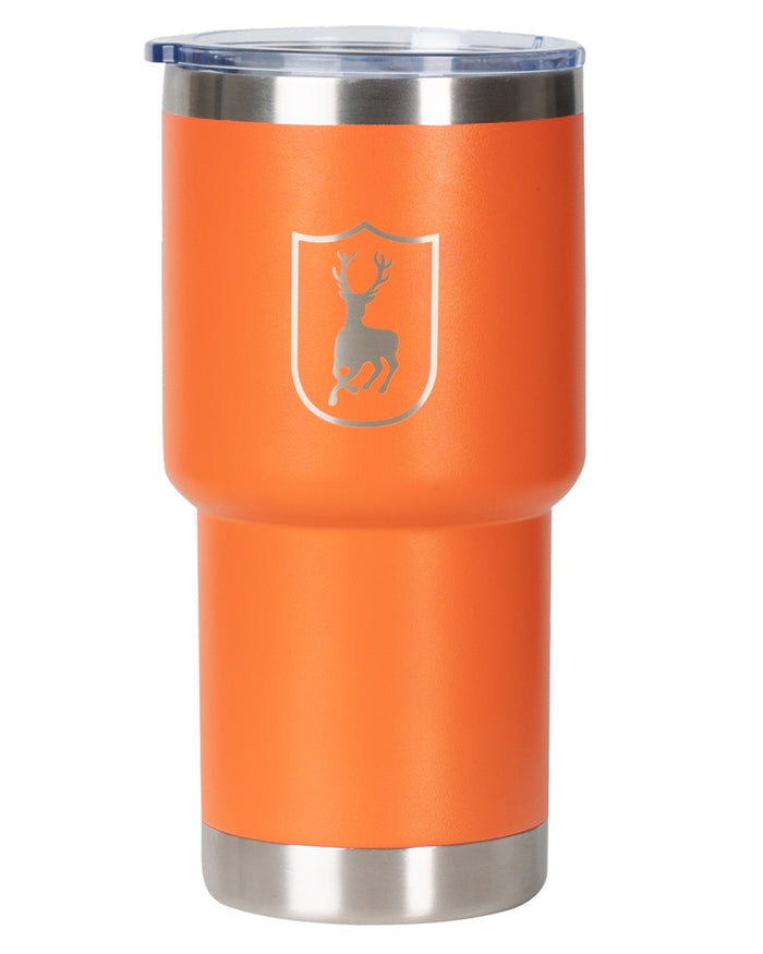 Orange coloured Deerhunter Thermo Cup With Lid on white background #colour_orange
