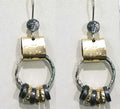 Dganit Hen 3-Tone Dangle Earrings