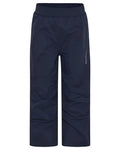 Navy coloured Didriksons Childrens Avan Pants 2 on white background #colour_navy