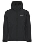 Black coloured Didriksons Mens Biak Jacket on white background #colour_black