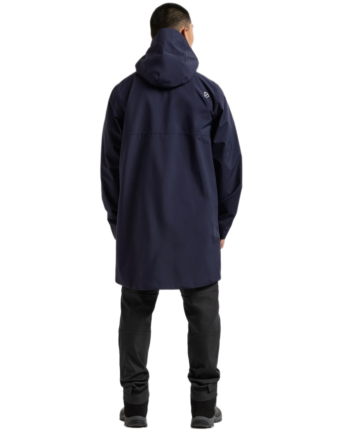 Dark Night Blue coloured Didriksons Mens Soren Parka on white background #colour_dark-night-blue