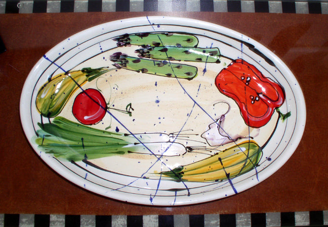 Donna Toohey Handpainted Serving Platter