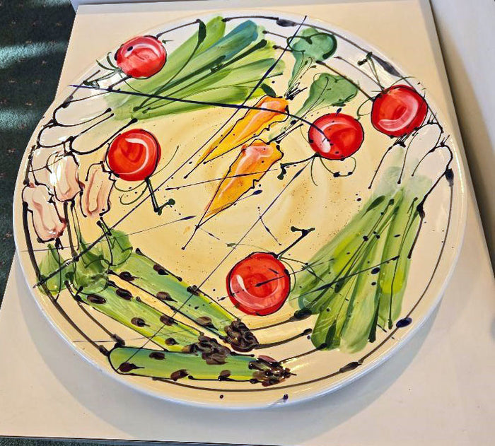 Donna Toohey Large Round Ceramic Platter