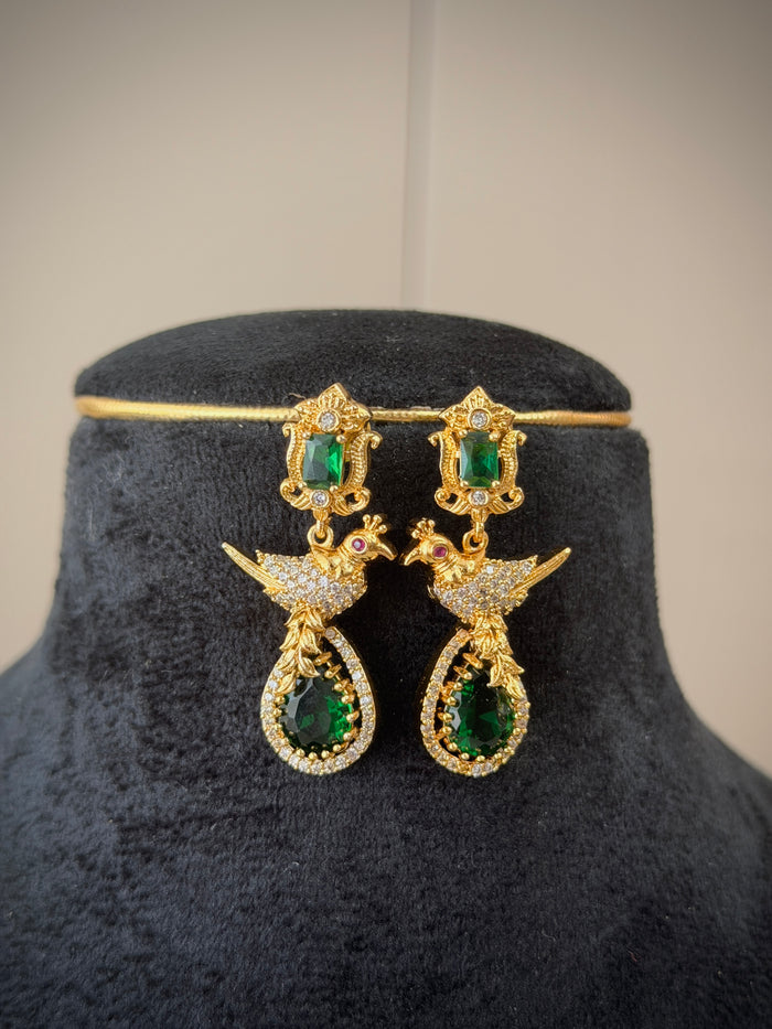 Elegant Bird Motif Necklace Set A104