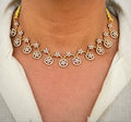Elegant Round Choker Necklace Set