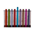 Emanuel Hammered Menorah with Anodized Branches
