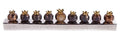 Emanuel Pomegranate Strip Menorah