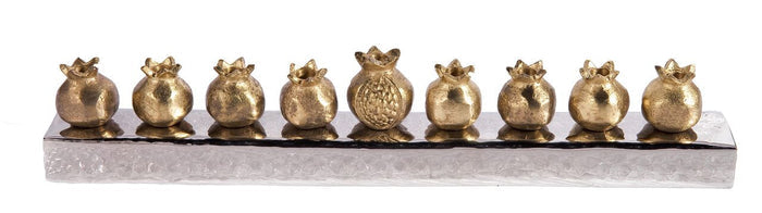 Emanuel Pomegranate Strip Menorah