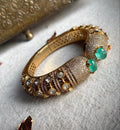 Emerald Empress: The Royal Serpent Bracelet