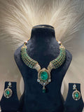 Emerald Opulence Choker Necklace Set