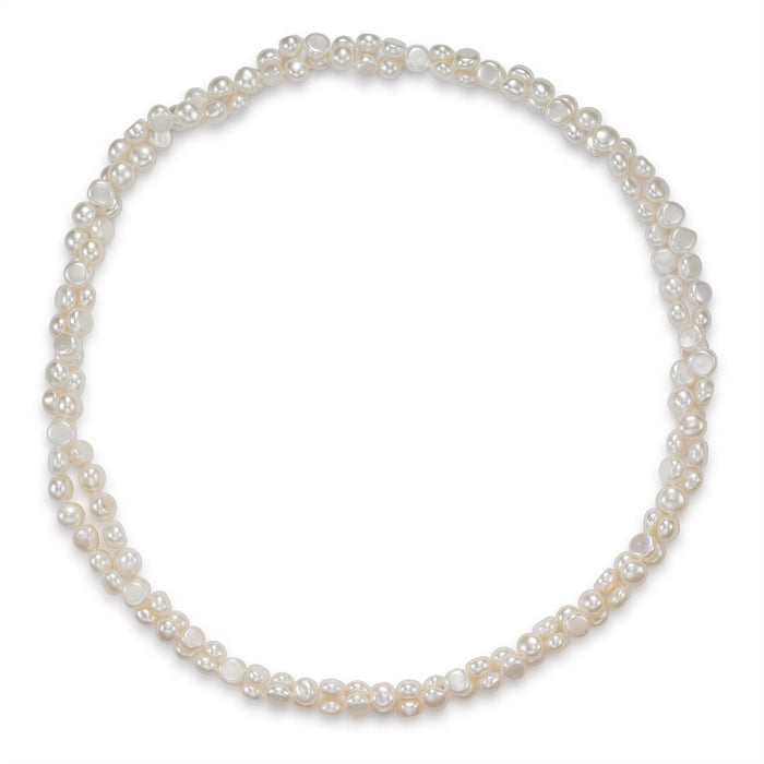 Endless Style Baroque Freshwater Pearl Strand Necklace